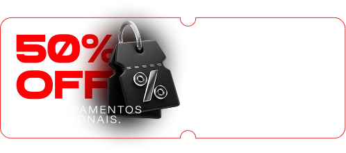 Selo Antecipa Black: até 50% OFF em equipamentos profissionais, entrada + saldo em até 72x e pronta entrega.